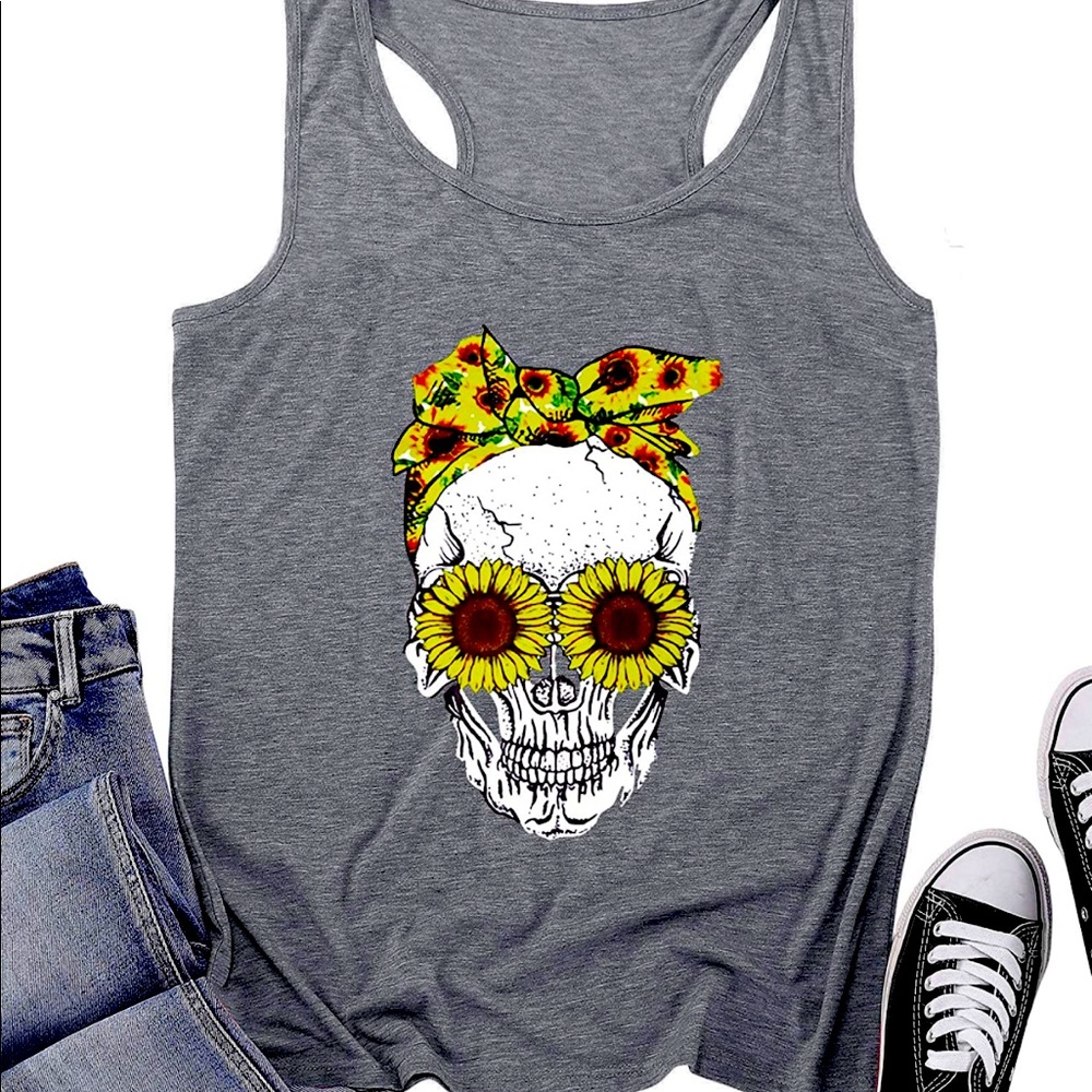 Sunflower tank top
